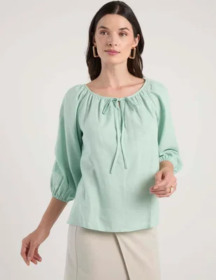 Blusa ann taylor manga 3/4 para mujer