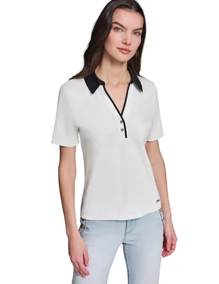 Blusa Karl Lagerfeld Paris manga corta para mujer