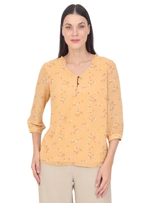 Blusa duplan grupo damasco manga 3/4 para mujer