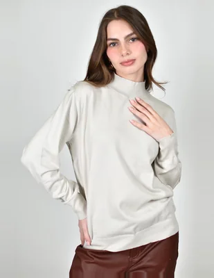 Blusa roman fashion manga larga para mujer