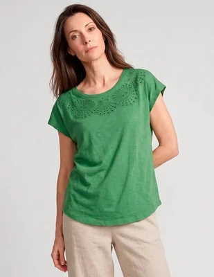 Blusa Talbots manga corta para mujer