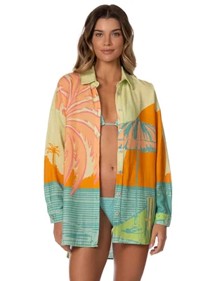 Salida de playa MAAJI con Botones para Mujer