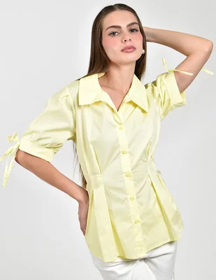 Blusa Roman Fashion manga corta para mujer