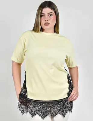 Blusa roman fashion manga corta para mujer