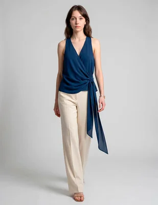 Blusa bcbg sin manga para mujer