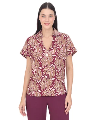 Blusa duplan grupo niza manga corta para mujer