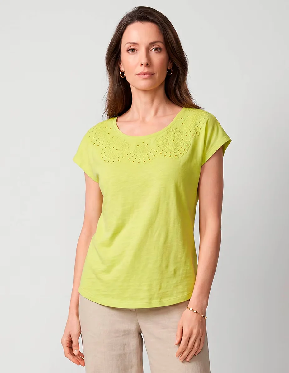 Blusa Talbots manga corta para mujer