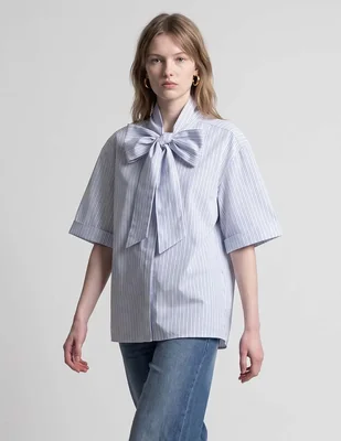 Blusa maison 123 manga corta para mujer