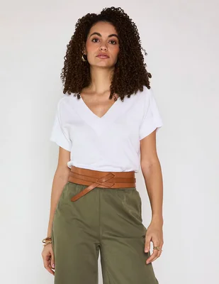 Blusa Maison 123 manga corta para mujer
