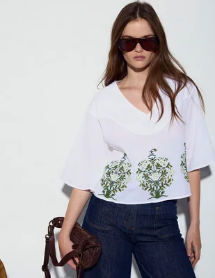 Blusa Renatta&Go manga 3/4 para mujer
