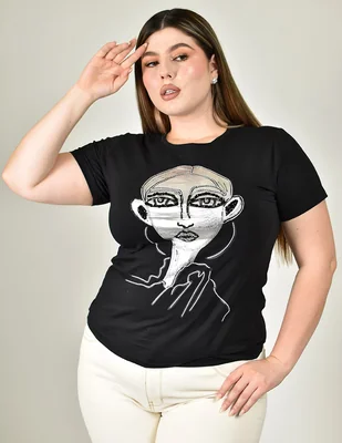 Blusa Roman Fashion manga corta para mujer