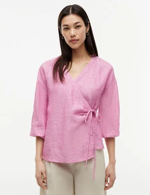 Blusa tommy manga larga para mujer