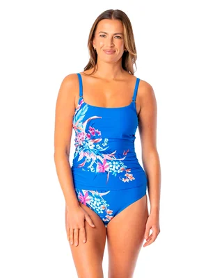 Tankini Jantzen estampado floral con copas removibles para mujer