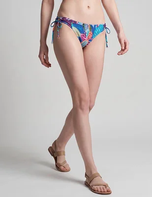 Bikini Selmark estampado floral a la cintura para mujer