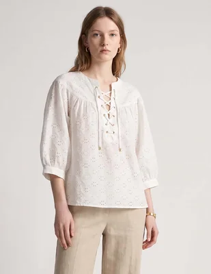 Blusa maison 123 manga 3/4 para mujer