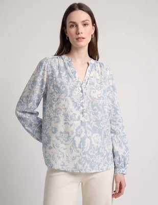 Blusa maison 123 manga larga para mujer