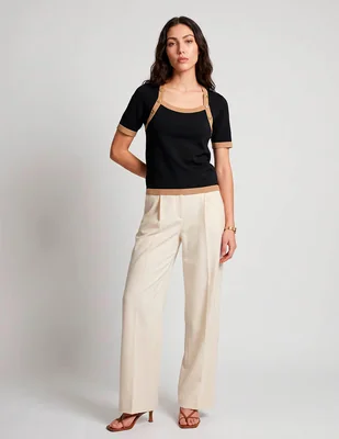 Blusa karl lagerfeld manga corta para mujer