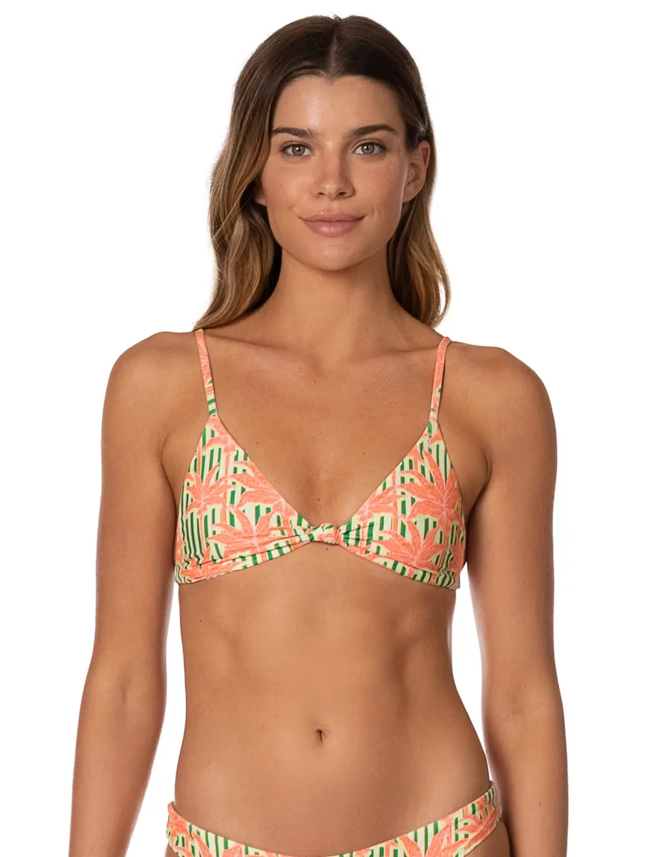 Top bikini Maaji con copas removibles para mujer