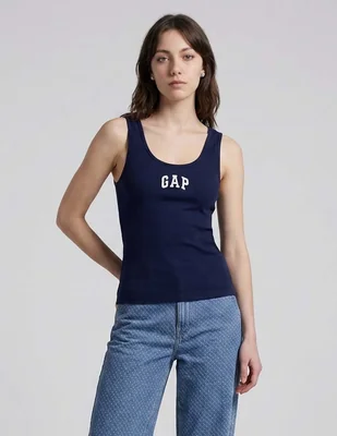 Playera tank cuello redondo para mujer