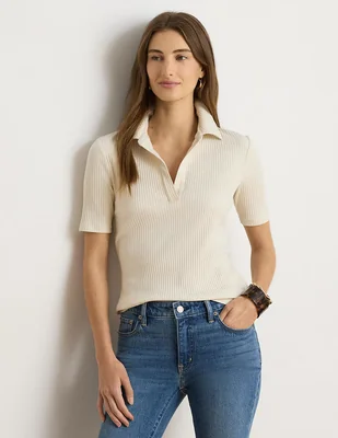 Playera tipo polo Lauren Ralph Lauren para mujer