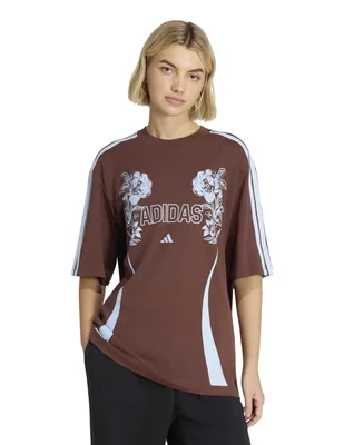 Playera manga al codo Adidas Originals Brand Collaboration cuello redondo para mujer
