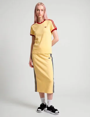 Playera manga corta adidas originals adicolor cuello redondo para mujer