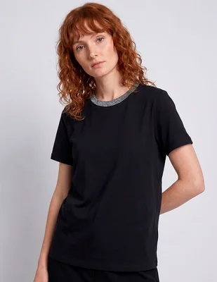 Playera manga corta vero moda cuello redondo para mujer