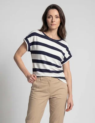 Playera manga corta Morango cuello redondo para mujer