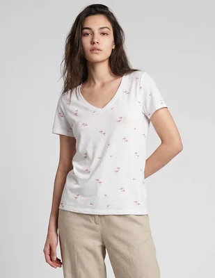Playera manga corta para mujer