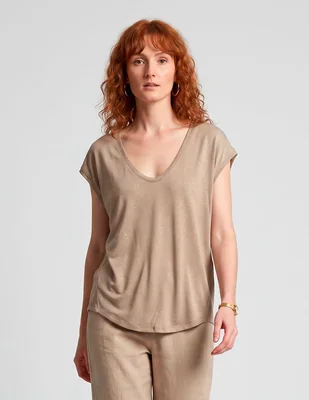 Playera Pieces manga corta para mujer
