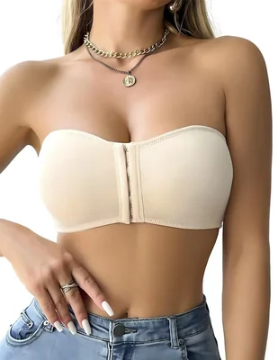 Brassiere strapless Femica media copa para mujer