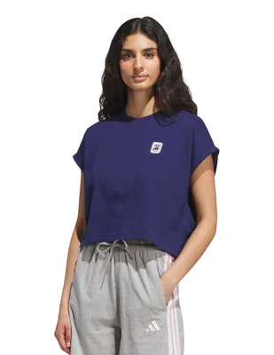 Playera manga corta Adidas Originals Standalone cuello redondo para mujer