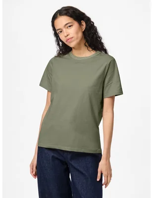 Playera manga corta Pieces cuello redondo para mujer