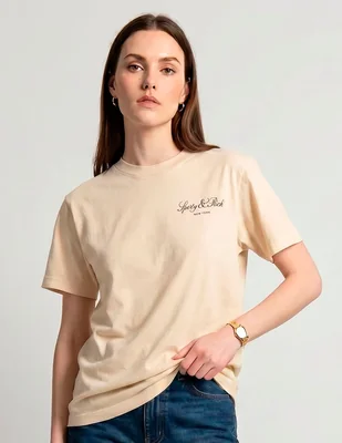 PLAYERA SPORTY & RICH TO04365232WH37 AL