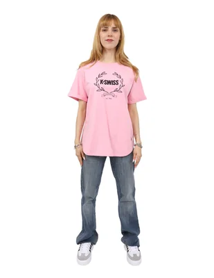 Playera manga corta K-Swiss Carol cuello redondo para mujer
