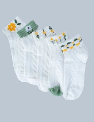 Set de tín Muytu de algodón para mujer 5 pares