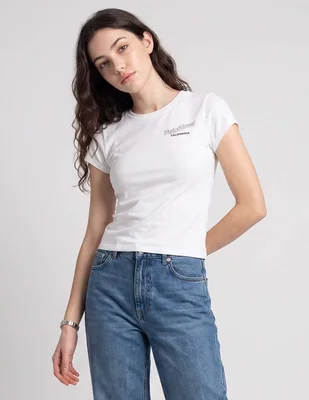 Playera manga corta Pacsun cuello redondo para mujer