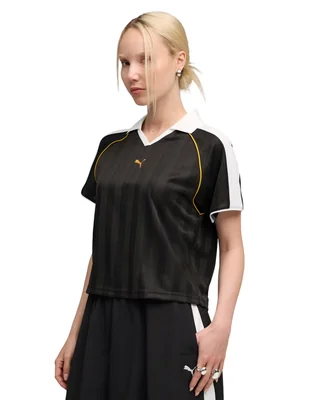 Playera tipo polo Pumas para mujer