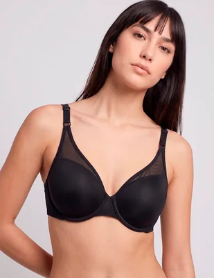 Brassiere demi warners copa preformada para mujer