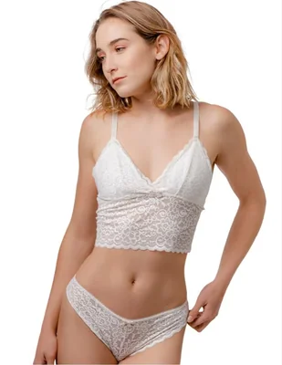 Brassiere Liu Liu con encaje