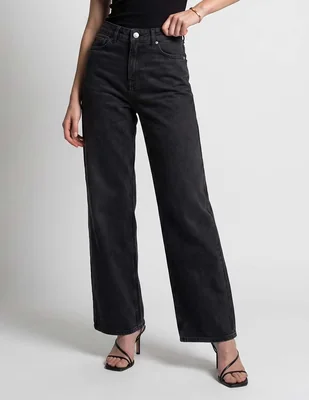 Jeans regular wide leg Pieces para mujer