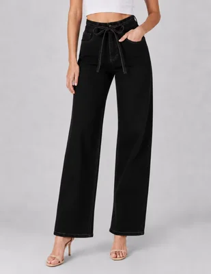 Jeans regular mom cintura alta obs jeans para mujer