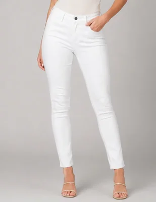 Jeans regular skinny cintura alta obs jeans para mujer