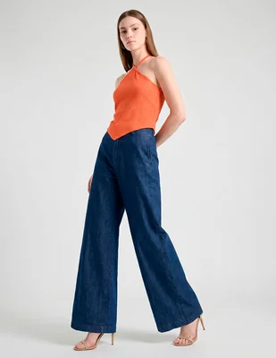 Jeans wide leg VERO MODA para mujer