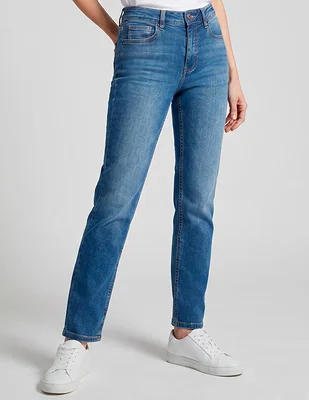 Jeans slim liz claiborne corte cintura para mujer