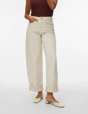 Jeans wide leg cintura alta Vero Moda para mujer
