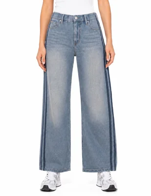 Jeans regular relajado foley's corte cintura para mujer
