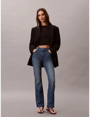Jeans skinny CK 47F666G-Q0P corte cintura alta para mujer