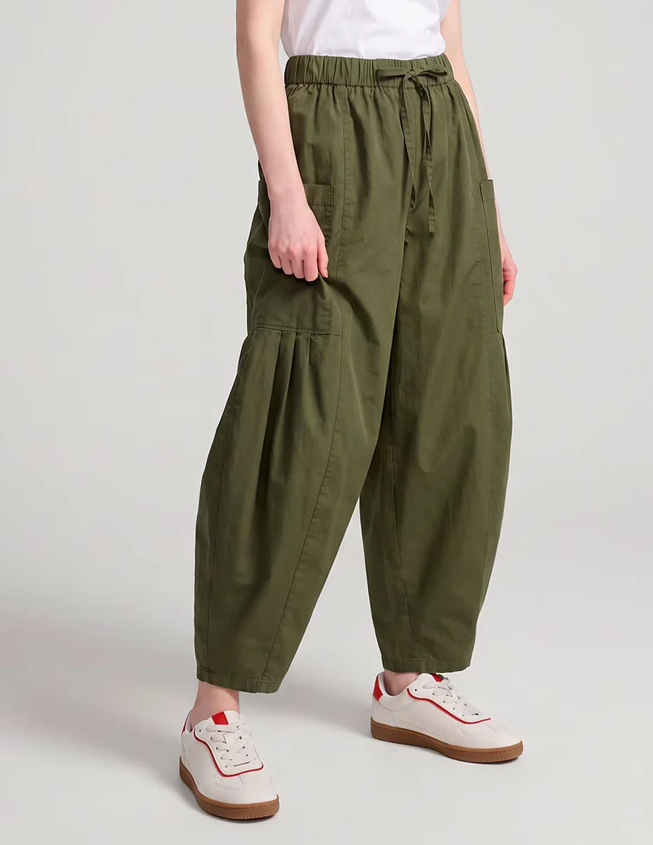 Pantalón capri Aéropostale amplio para mujer