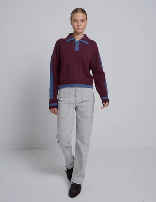 Jeans relaxed straight Renatta&Go para mujer